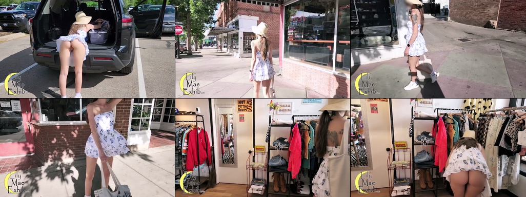 LilyMaeExhib - NO.058 Flashing pussy around town in super short sundress made me so wet.jpg