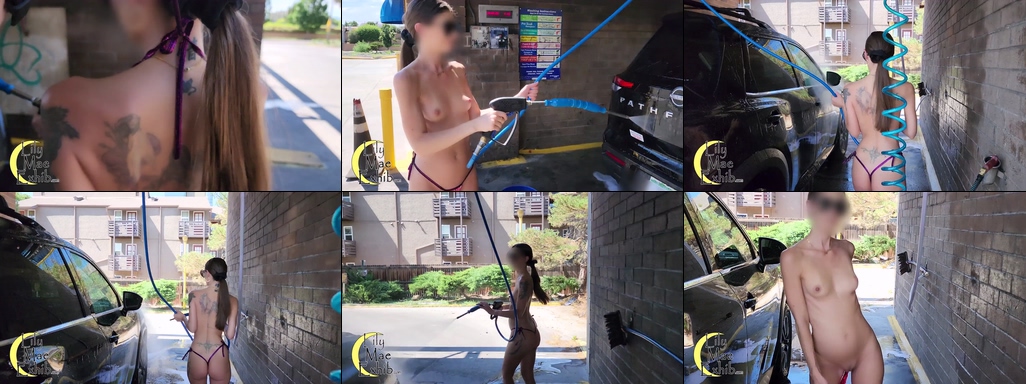 LilyMaeExhib - NO.063 Stripping naked at the car wash.jpg