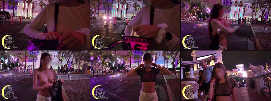 LilyMaeExhib - NO.067 Changing into a sheer top on the Vegas Strip.jpg