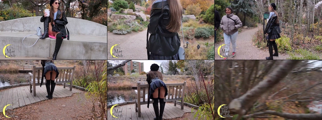 LilyMaeExhib - NO.079 Teasing strangers with my tits and pussy at the gardens.jpg